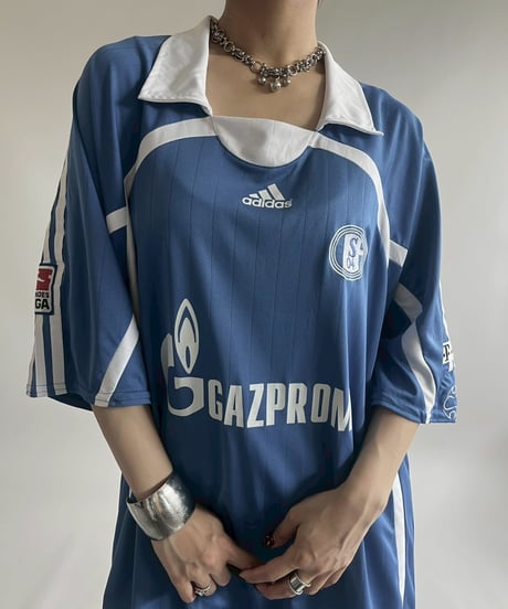 【USED】 adidas 07~08's Schalke 04 KURANYI Soccer Shirt/ 250607-021