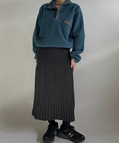 【USED】 Made in USA 80~90's Patagonia Synchilla Snap T /241228-022
