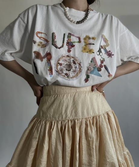 【USED】 Short Sleeved T-shirt "Super Mom" / 220625-002