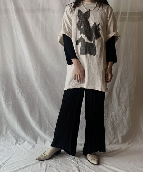 【USED】S/S T-shirt DOG② /210604-005