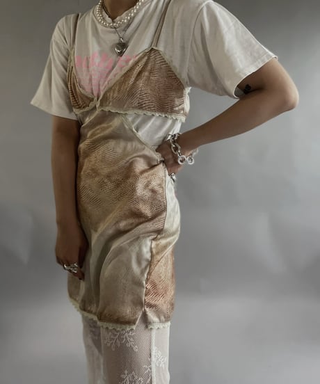 【USED 】Patterned Camisole One-Piece /240505-013