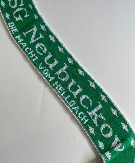 【USED】 Knit Soccer Muffler Green / 230206-003