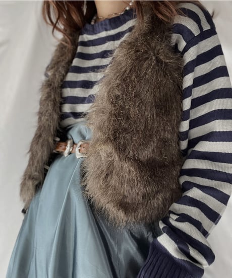 【USED】 Fur Vest / 220107-009