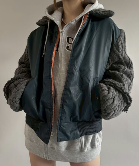 【RE;CIRCLE】 RE MA1 × Alan Knit Jacket / 251225-006