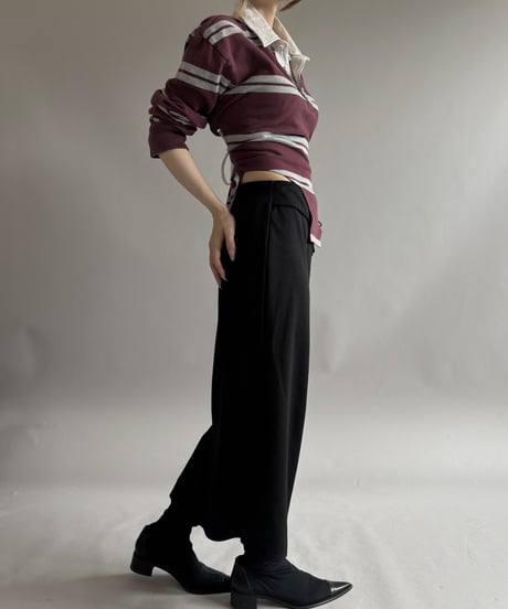 【RE;CIRCLE】 RE Leotard Rugger Shirt/ 260430-006