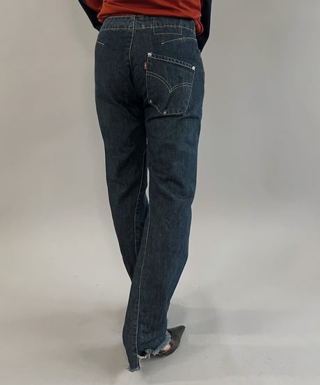 【USED 】Levi's Patterned Denim Pants/ 240316-010
