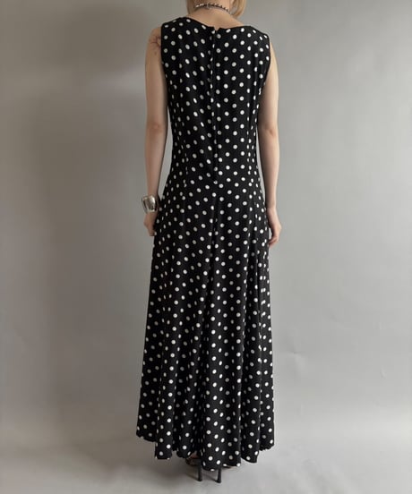 【USED】 N/S Dot pattern long One-Piece  /250927-007