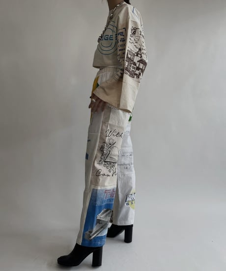 【RE;CIRCLE】 RE Eco-Friendly Bag Straight Pants / 220825-005