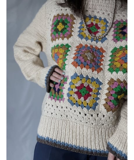 【USED】 Alan Knit L/S Top①/ 220120-054