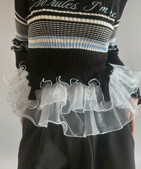 【RE;CIRCLE】 RE Mellow Knit Top /  251023-016