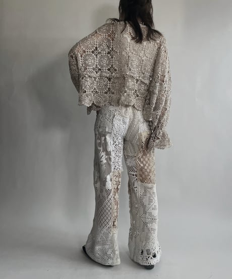 【RE;CIRCLE】 RE Crochet Top / 220623-014
