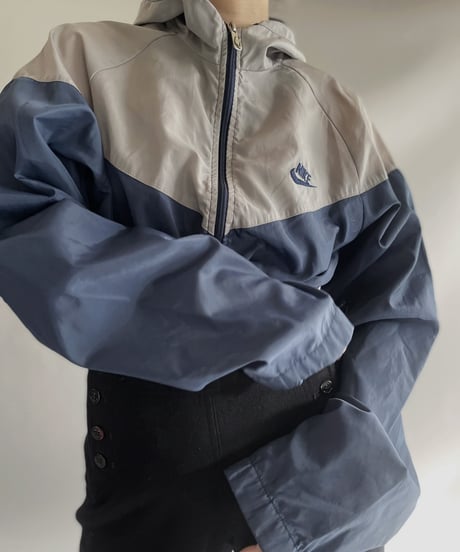 【USED】90s Nike Nylon Jacket / 231202-027