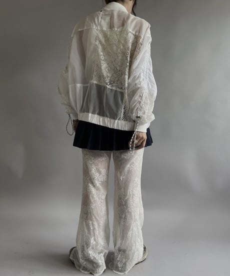 【RE;CIRCLE】 RE White Patch Blouson / 240509-004