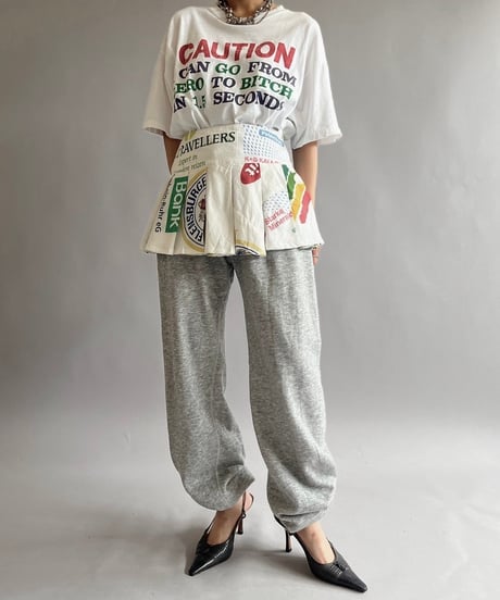 【RE;CIRCLE】RE Eco-Friendly Bag Pleats Mini Skirt/ 240905-008