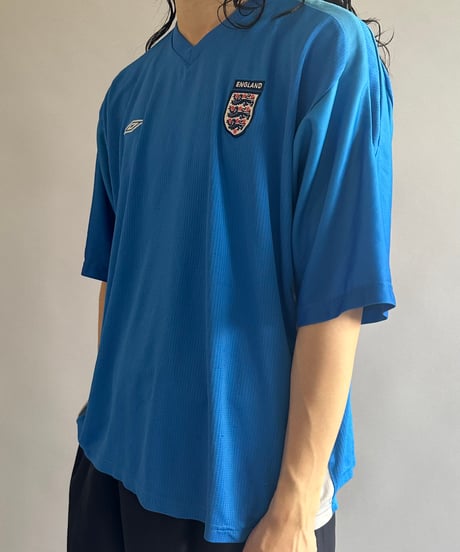 【USED 】UMBRO ENGLAND Soccer Shirt /240603-046