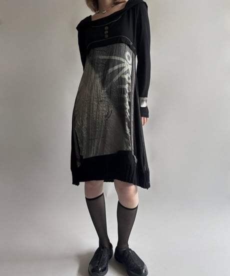 【USED】 L/S hooded design One-Piece  /250906-023