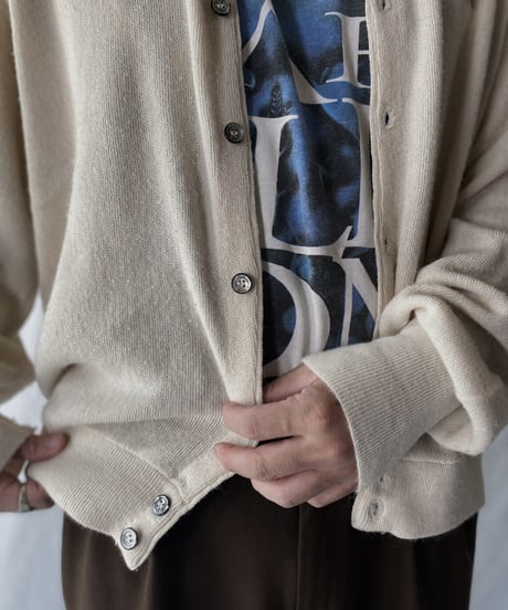 【USED】   LACOSTE Knit Cardigan②/211007-003