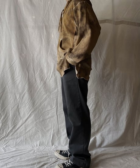 【RE;CIRCLE】Remake Tie Dye Dyeing Thermal   Mexican Parker /210226-004