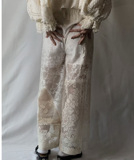 【RE;CIRCLE】 RE Lace Pants④/ 210801-067