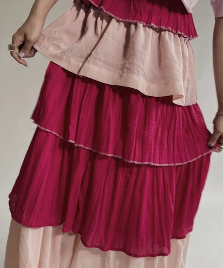【RE;CIRCLE】 RE Indian Cotton Skirt / 220503-017