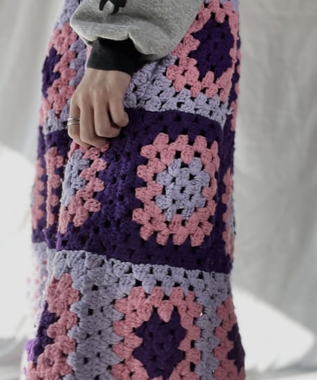 【RE;CIRCLE】 RE Granny Long Skirt⑤/211216-044