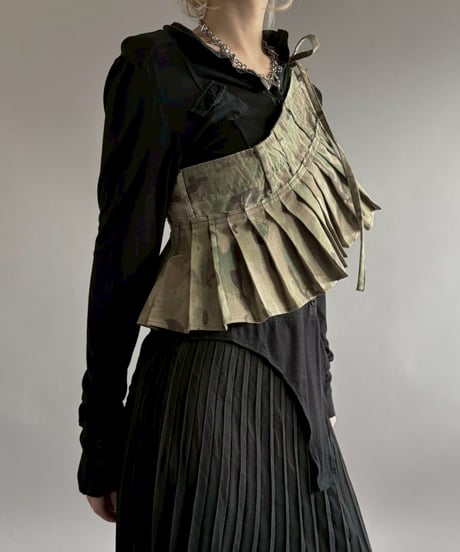 【RE;CIRCLE】 RE  Military Camouflage Wrap Skirt / 260226-002