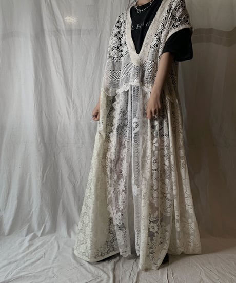 【RE;CIRCLE】 RE Lace N/S One-piece⑥/210714-010