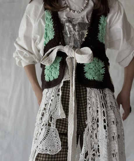 【RE;CIRCLE】 RE Granny × Crochet N/S Gown②/211014-016