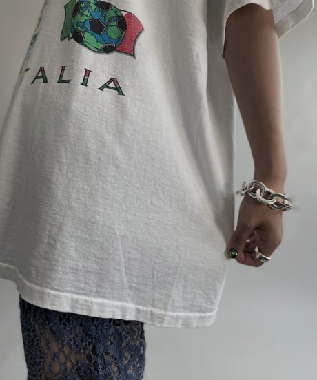 【USED】 '94 World Cup USA Team Italia T-shirt / 220827-019