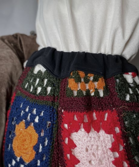 【RE;CIRCLE】 RE Granny Knit Pants/210917-002