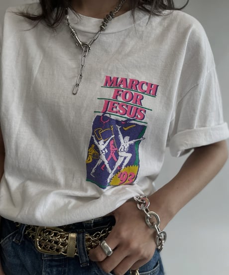 【USED】 '93 March for jesus T Shirt / 220806-008