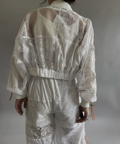 【RE;CIRCLE】 RE White Patch Short Blouson / 240509-006