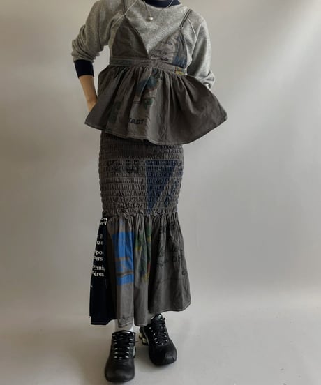 【RE;CIRCLE】RE Eco-Friendly Bag Camisole Bustier  / 230828-024