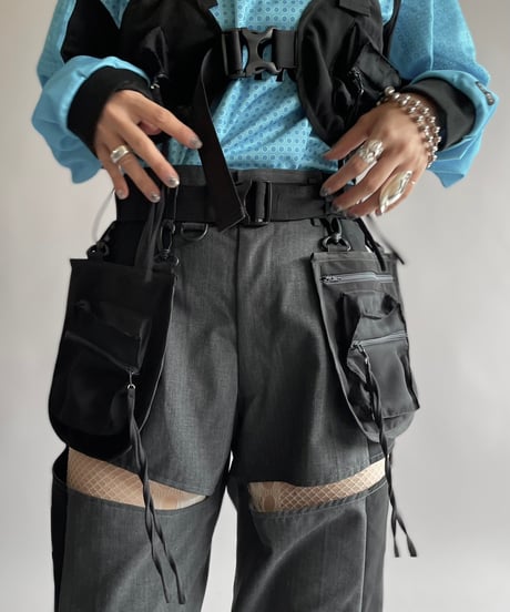 【RE;CIRCLE】 Re Suit Waist Belt Bag/ 241003-025