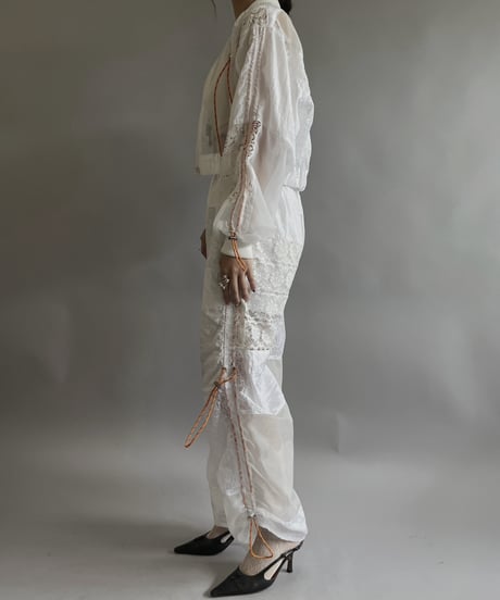 【RE;CIRCLE】 RE White Patch Short Blouson / 240509-006