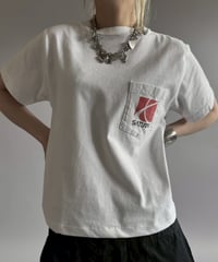 【USED】 RESIZED Made in USA Hanes SATURN T-Shirt / 260627-015
