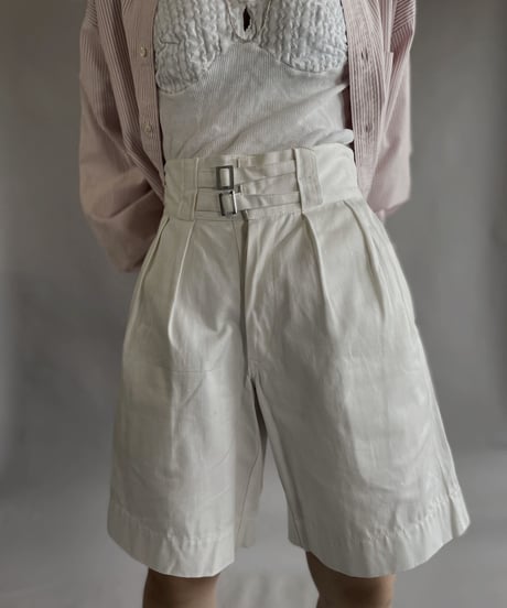 【USED】 Army Tucked Shorts / 230608-003