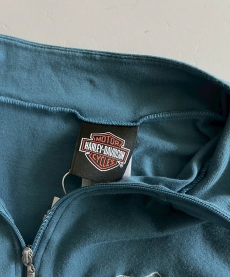 【USED】 Made in USA Harley-Davidson Half Zip Top  /250426-010