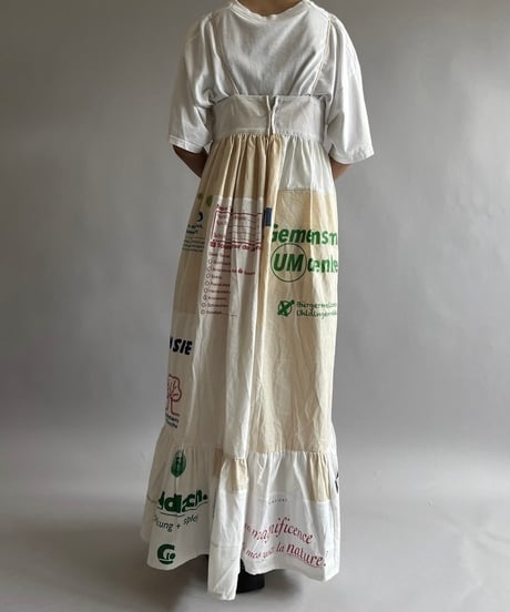 【RE;CIRCLE】RE Eco-Friendly Bag Camisole Long One-piece / 240905-013