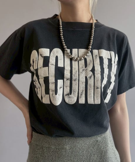 【USED】 Made in USA 100%OATS SECURITY T-Shirt / 260523-015