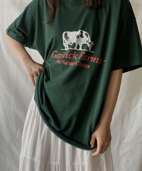 【USED】S/S T-shirt Garelick Farms /210602-012