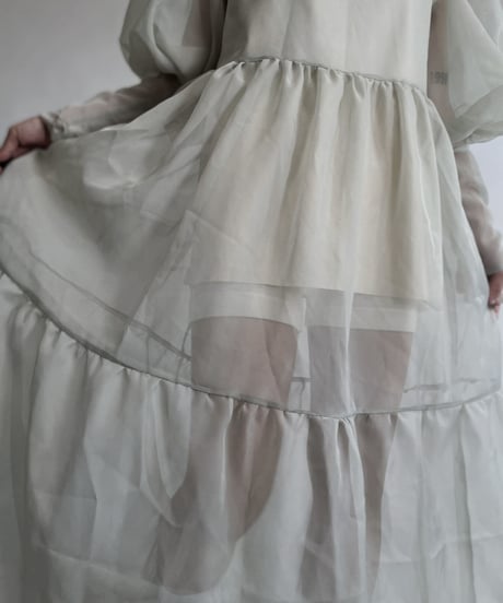 【RE;CIRCLE】 RE Sheer Light Green One-piece / 220721-007