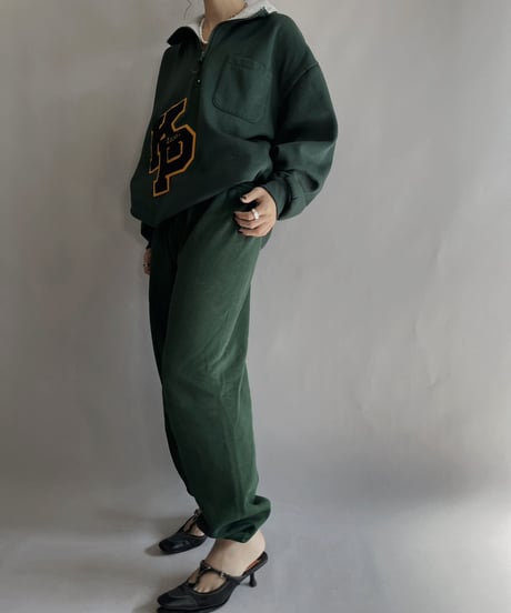 【RE;CIRCLE】 RE Wappen Half Zip Sweater Shirt / 221103-015