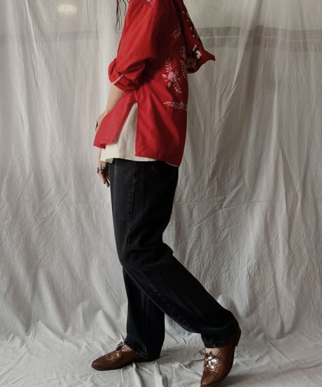【RE;CIRCLE】RE Embroidery Ethnic Mexican Parker ⑥/210617-024
