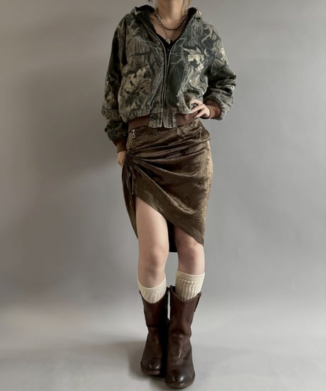 【USED】 Real Tree Camo Padded Zip Parka /251101-017
