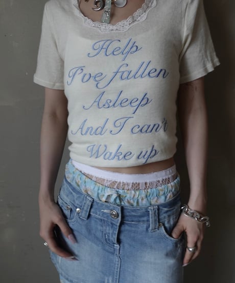 【RE;CIRCLE】 Re Embroidered T-Shirt /  250724-018