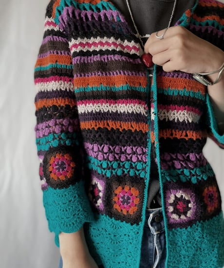 【USED】  Crochet L/S Cardigan/210825-027