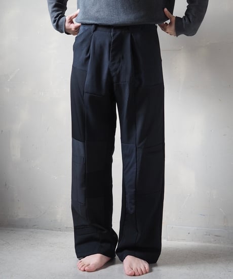 【RE;CIRCLE】 RE Patchwork One Tuck Suits Pants / 240325-011