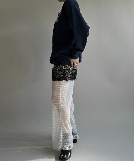 【USED】 Pattern Sheer Pants /250118-011