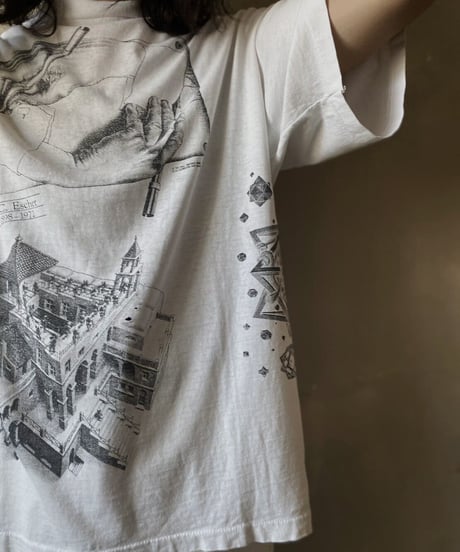 【USED】 Made in USA  M.C.Escher Art T-shirt  /230731-006